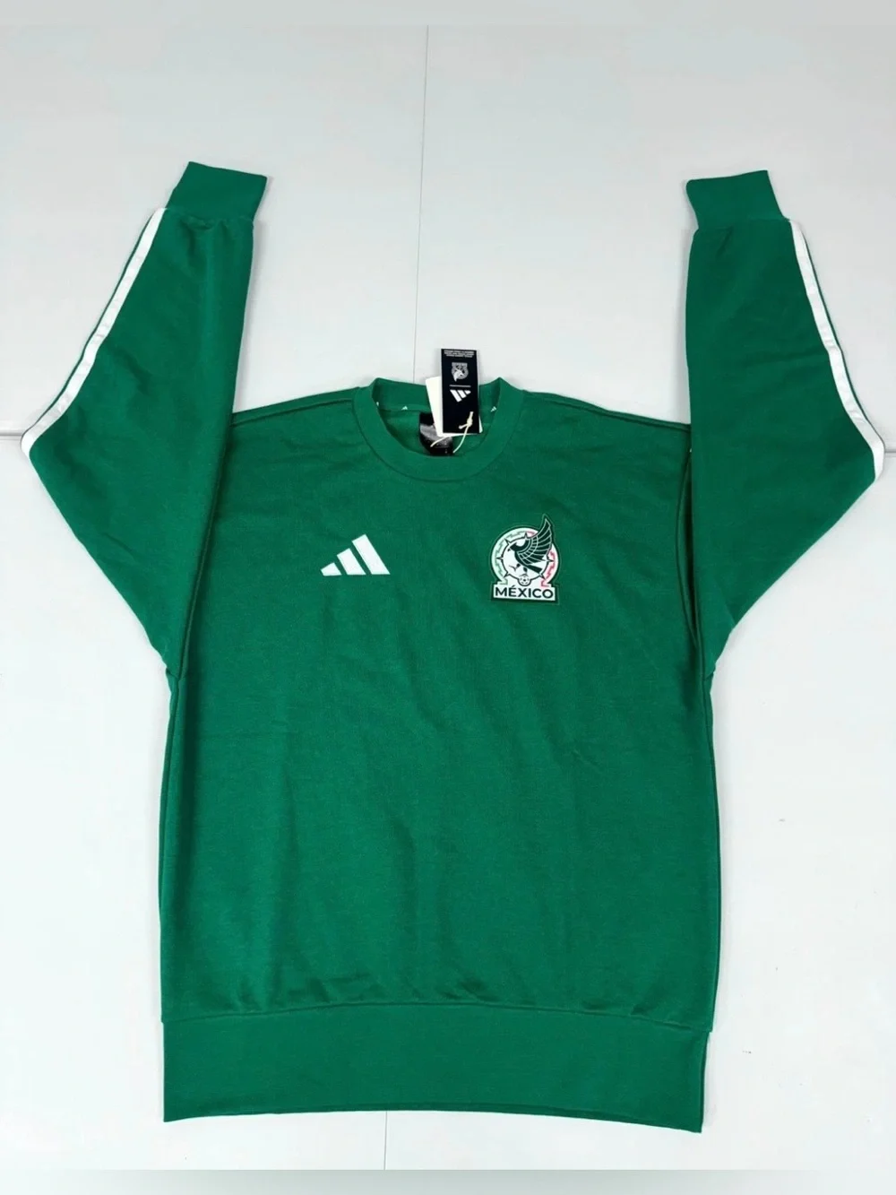 Adidas FMF MEXICO DNA CREWNECK SWEATSHIRT Sz M/L/XL Green Men’s Soccer JZ6467